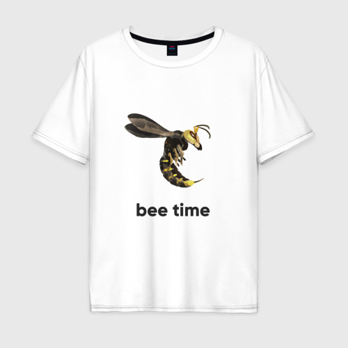 Мужская футболка хлопок Oversize Bee time