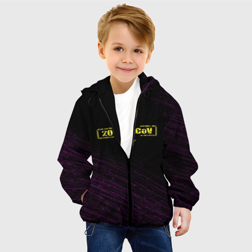 Детская куртка 3D Коронавирус, цвет черный - фото 3