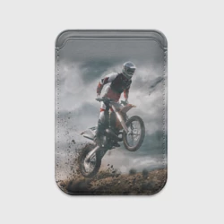 Картхолдер Magsafe магнитный Мотокросс КТМ motocross KTM +спина