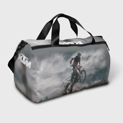 Сумка спортивная 3D Мотокросс КТМ motocross KTM +спина