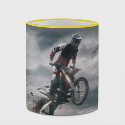 Кружка с полной запечаткой Мотокросс КТМ motocross KTM +спина - фото 2