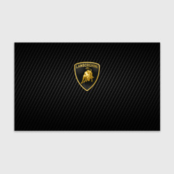 Бумага для упаковки 3D Lamborghini logo n carbone