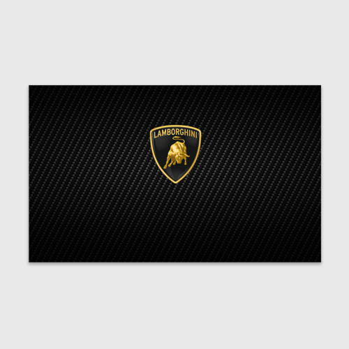 Бумага для упаковки 3D Lamborghini logo n carbone