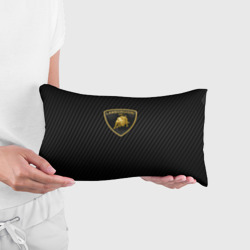 Подушка 3D антистресс Lamborghini logo n carbone - фото 2