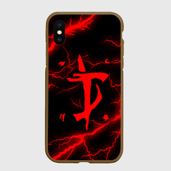 Чехол для iPhone XS Max матовый Doom eternal