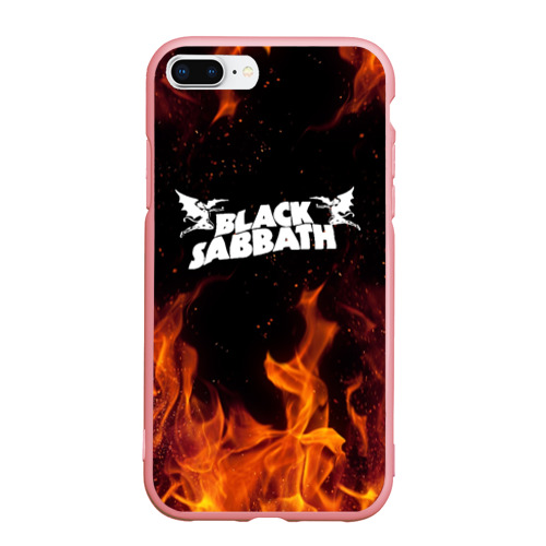 Чехол для iPhone 7Plus/8 Plus матовый Black Sabbath, цвет баблгам