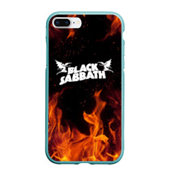 Чехол для iPhone 7Plus/8 Plus матовый Black Sabbath