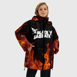 Женская зимняя куртка Oversize Black Sabbath - фото 2