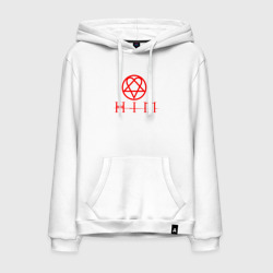 Мужская толстовка хлопок HIM logo red ХИМ лого