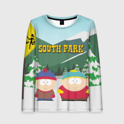 Женский лонгслив 3D Южный Парк South Park