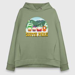 Женское худи Oversize хлопок Южный Парк South Park