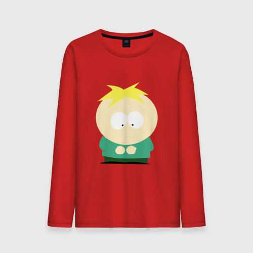 Мужской лонгслив хлопок South Park Баттерс, цвет красный