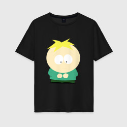 Женская футболка хлопок Oversize South Park Баттерс