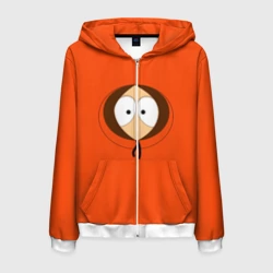 Мужская толстовка 3D на молнии Кенни