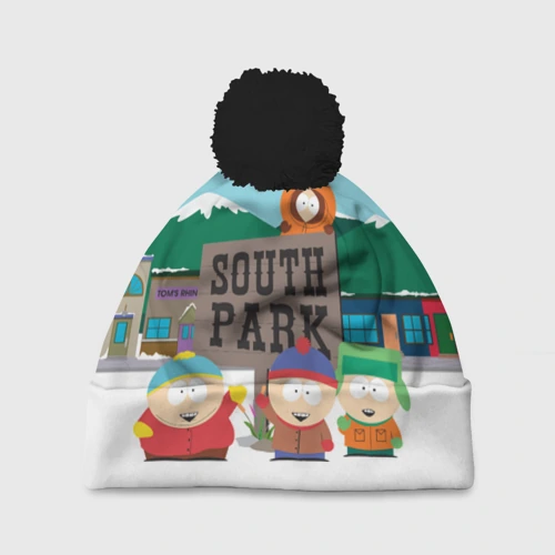 Шапка 3D c помпоном Южный Парк South Park
