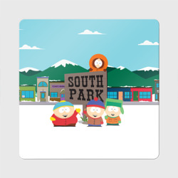 Магнит виниловый Квадрат Южный Парк South Park