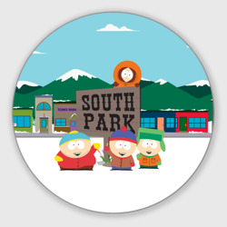 Круглый коврик для мышки Южный Парк South Park