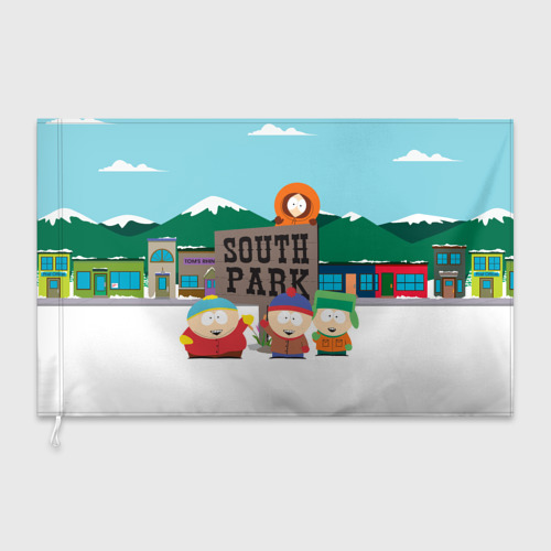 Флаг 3D Южный Парк South Park - фото 3