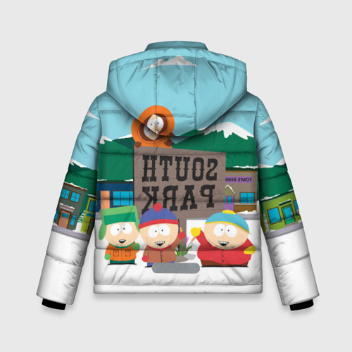 Зимняя куртка для мальчиков 3D Южный Парк South Park, цвет черный - фото 2