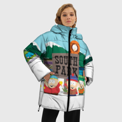 Женская зимняя куртка Oversize Южный Парк South Park - фото 2