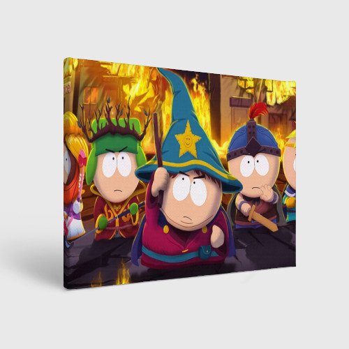 Холст прямоугольный Южный Парк South Park, цвет 3D печать