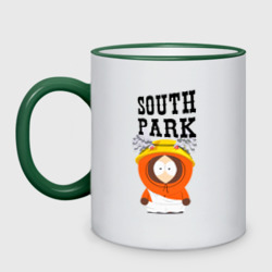 Кружка двухцветная South Park Кенни