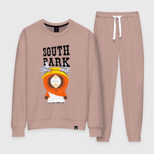 Женский костюм хлопок с принтом South Park Кенни, вид спереди #2