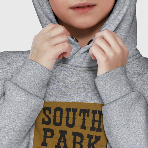 Детское худи Oversize хлопок South Park, цвет меланж - фото 7