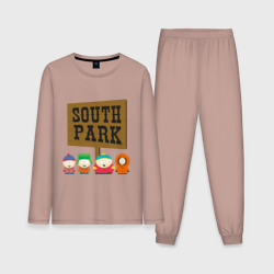 Мужская пижама с лонгсливом хлопок South Park