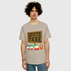Мужская футболка хлопок Oversize South Park - фото 2