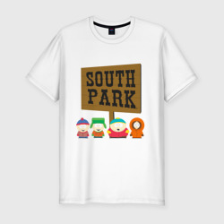 Мужская футболка хлопок Slim South Park