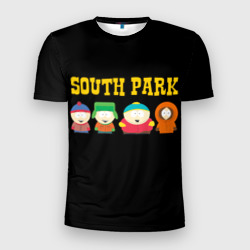 Мужская футболка 3D Slim South Park