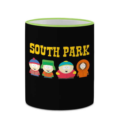 Кружка с полной запечаткой South Park, цвет Кант светло-зеленый - фото 4