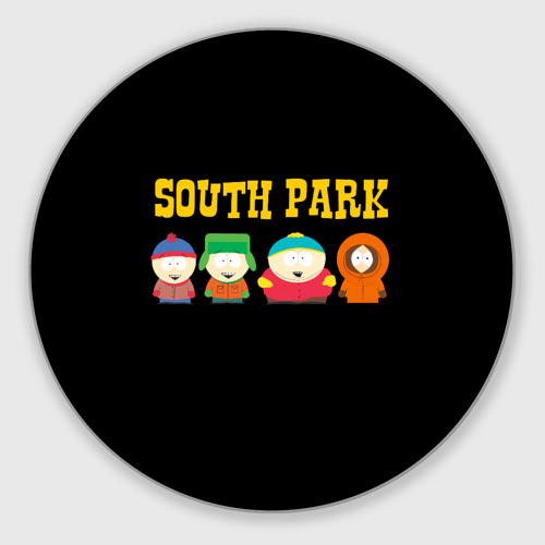 Круглый коврик для мышки South Park