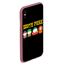 Чехол для iPhone XS Max матовый South Park - фото 2