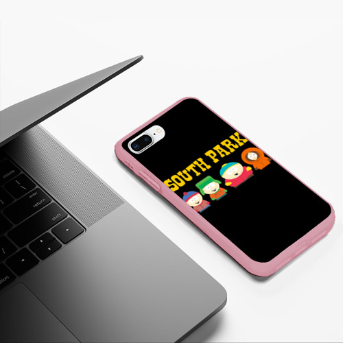Чехол для iPhone 7Plus/8 Plus матовый South Park, цвет баблгам - фото 5