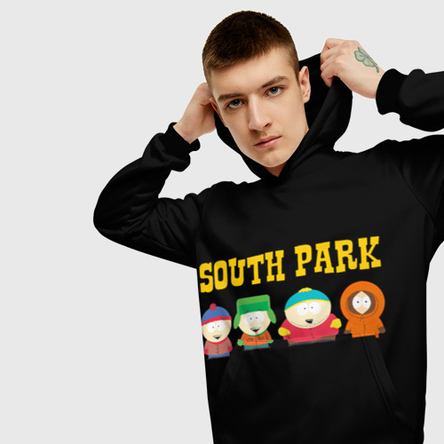 Мужская толстовка 3D South Park, цвет черный - фото 5