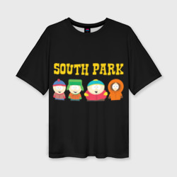 Женская футболка oversize 3D South Park