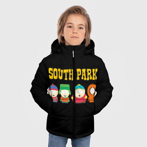 Зимняя куртка для мальчиков 3D South Park, цвет красный - фото 3