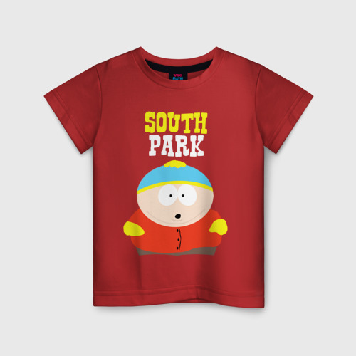 Детская футболка хлопок South Park, цвет красный