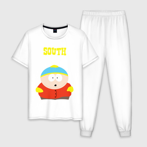 Мужская пижама хлопок South Park, цвет белый