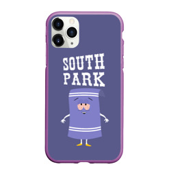 Чехол для iPhone 11 Pro Max матовый South Park Полотенчико Южный Парк