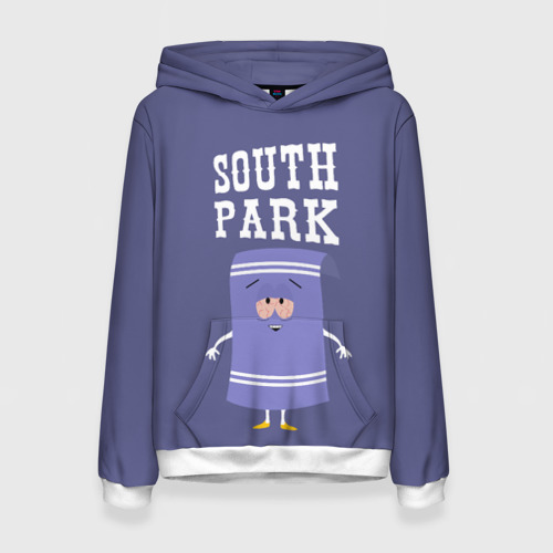 Женская толстовка 3D South Park Полотенчико Южный Парк, цвет 3D печать