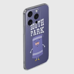 Чехол для iPhone 15 Pro Max силиконовый с защитой камеры South Park Полотенчико Южный Парк - фото 2