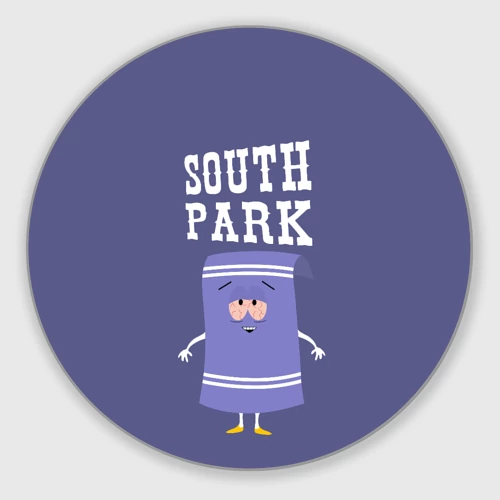 Круглый коврик для мышки South Park Полотенчико Южный Парк