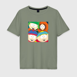 Мужская футболка хлопок Oversize South Park