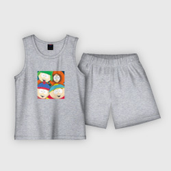 Детская пижама с шортами хлопок South Park