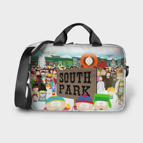 Сумка для ноутбука 3D Южный Парк, цвет 3D печать