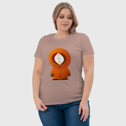 Женская футболка хлопок с принтом ЮЖНЫЙ ПАРК, фото #4