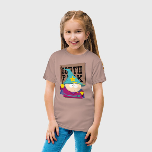 Детская футболка хлопок Южный Парк, цвет пыльно-розовый - фото 5